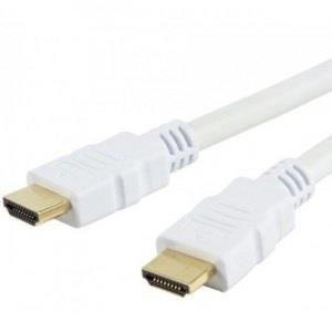 Kabel HDMI-HDMI M/M Ethernet 3D 4K Techly HDMI-4-010WH 1m, biały