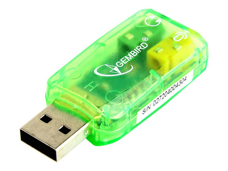 GEMBIRD SC-USB-01 Gembird karta muzyczna/dźwiękowa Virtus, USB