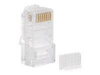 LANBERG PLU-6000 Lanberg wtyk sieciowy RJ45 (8P8C) KAT.6 UTP (100 SZT) DO LINKI I DO DRUTU