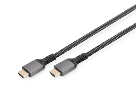 Kabel Premium połączeniowy HDMI 2.1 Ultra HighSpeed 8K60Hz UHD Typ HDMI A/A M/M 3m Czarny 