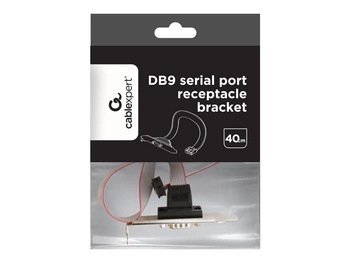 GEMBIRD CC-DB9ML-01 Gembird gniazdo, śledź low profile do obudowy DB9M - COM 9PIN