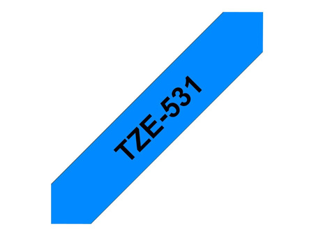 BROTHER TZE531 Taśma Brother 12mm BLACK ON BLUE