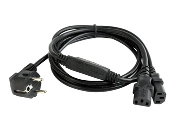 GEMBIRD PC-186-ML6 Gembird kabel zaslający komputerowy Y, serwerowy, Euro/2xIEC320 C13 1,8m