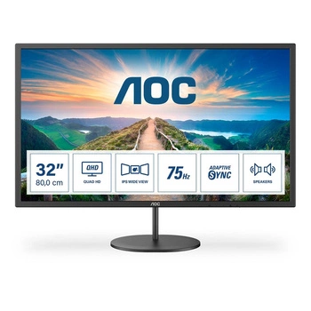 AOC Q32V4 31.5inch IPS with QHD resolution monitor HDMI DisplayPort