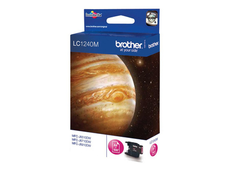 BROTHER LC1240M Tusz Brother LC1240M magenta 600str DCP-J525W / DCP-J725DW / MFC-J625DW