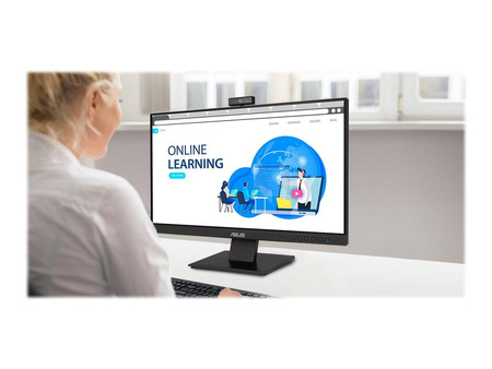 ASUS Display BE24EQK Business 23.8inch Full HD IPS Frameless Full HD Webcam Mic Array Flicker free Low Blue Light HDMI