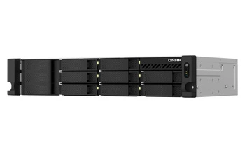 Qnap TS-864eU-8G, 2U, 8 x 2.5"/3.5" SATA, Intel Celeron N5095 4C/4T, 8 GB DDR4 onboard not expandable, 2 x 2.5GbE, Single PSU (not upgradeable to RP)