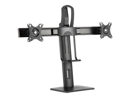 GEMBIRD Stojak biurkowy na dwa monitory z regulacją wysokości 17-27inch do 6kg