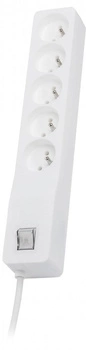 Listwa przeciwprzepięciowa ZX 510, 1L, 3,0m, biała