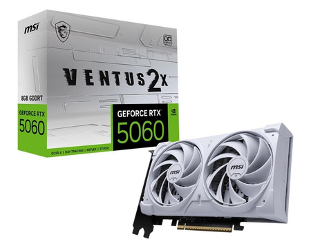 MSI GEFORCE RTX 5060 8GB VENTUS 2X OC WHITE