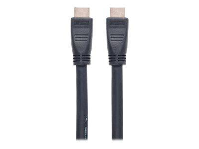 MANHATTAN 353977 Manhattan Kabel monitorowy HDMI/HDMI V2.0 M/M Ethernet CL3 10m czarny