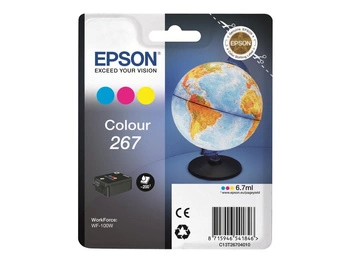 EPSON C13T26704010 Tusz Epson color 267 WorkForce WF-100W