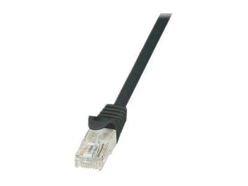 Patchcord LogiLink CP1083U CAT5e U/UTP 7,5m, czarny