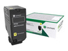 LEXMARK 75B20Y0 Toner Lexmark 75B20M yellow zwrotny 10 000 str. CS/CX 727 / CS728