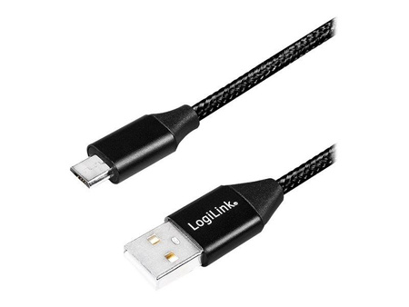 LOGILINK CU0144 LOGILINK - Kabel USB 2.0, USB-A męski do micro-USB męski 1 m
