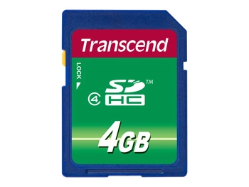 TRANSCEND TS4GSDHC4 Transcend karta pamięci SDHC 4GB Class 4