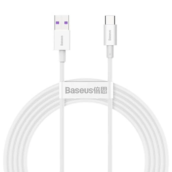 Kabel przewód USB - USB-C / Typ-C Baseus Superior CATYS-A02 z obsługą szybkiego ładowania 66W 2m biały