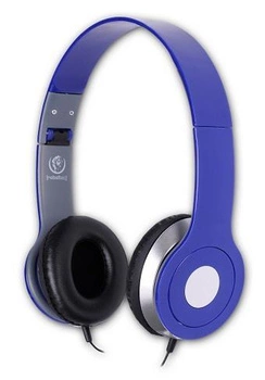 Słuchawki z mikrofonem Rebeltec CITY niebieskie