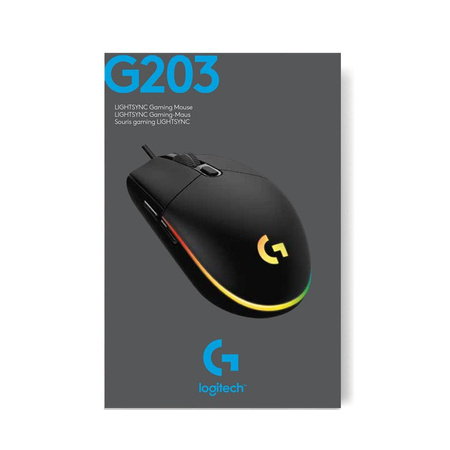 G203 LIGHTSYNC GAMING MOUSE/BLACK EMEA