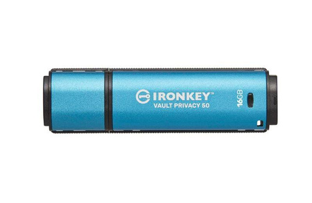 16GB IRONKEY VAULT PRIVACY 50/AES-256 ENCRYPTED FIPS 197