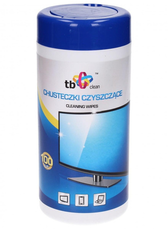 Clean Chusteczki nasączone 100 sztuk tuba 