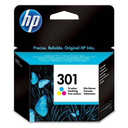 Tusz HP kolor HP 301, HP301=CH562EE, 165 str.,3 ml