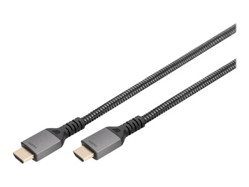 DIGITUS Kabel PREMIUM połączeniowy HDMI 2.1 Ultra HighSpeed 8K60Hz UHD Typ HDMI A/A M/M czarny 1m