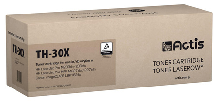 Actis TH-30X Toner (zamiennik HP 30X CF230X; Standard;  3500 stron; czarny)