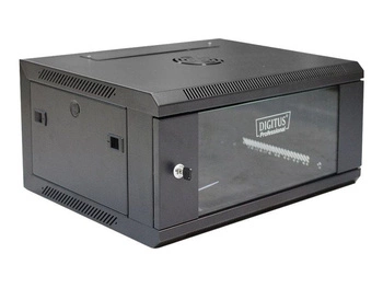 DIGITUS DN-W19 04U/450/B DIGITUS Szafka wisząca 19 4U 600x450 czarna RAL 9004