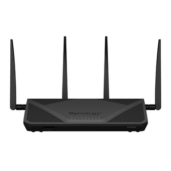 Synology Router RT2600ac, WiFi 5, IEEE 802.11a/b/g/n/ac, 3x 1GbE + 4x 1GbE(Dual WAN), 1xUSB 3.0, 1xUSB 2.0, 1x SD card reader