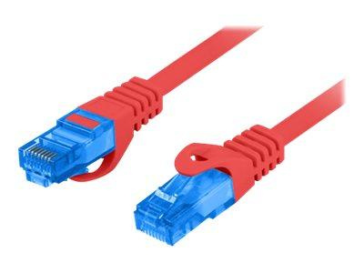 LANBERG patchcord cat.6A FTP LSZH CCA 0.5m red