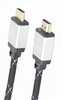 Kabel GEMBIRD Seria select plus CCB-HDMIL-3M (HDMI M - HDMI M; 3m; kolor czarny)