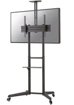 Neomounts Mobile Floor Stand incl. AV- and cam shelf (height adjustable: 128,5-145 cm)