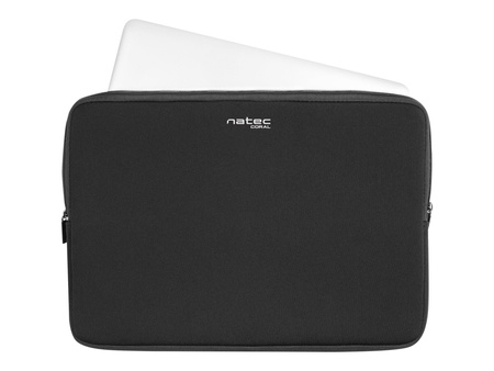 NATEC laptop sleeve Coral 15.6inch black