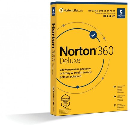 Norton 360 DELUX   50GB PL 1U 5Dvc 1Y   21408667 