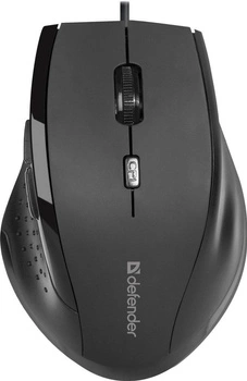 Mysz przewodowa Defender ACCURA MM-362 optyczna 1600dpi 6P czarna