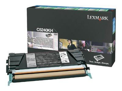 LEXMARK C5240KH Toner Lexmark black zwrotny 8000 str. C524 / C532dn / C532n / C534