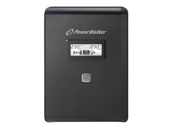 POWERWALKER UPS VI 2000 LCD Line-Interactive 2000VA 2X Schuko 2X IEC C13 USB-B LCD