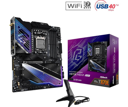 Płyta główna X870E NOVA WIFI AM5 4DDR5 M.2 ATX 
