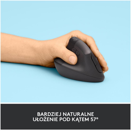 LIFT LEFT VERTICAL ERGO MOUSE -/GRAPHITE / BLACK - EMEA