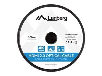 LANBERG HDMI v2.0 M/M cable 100m optical AOC black