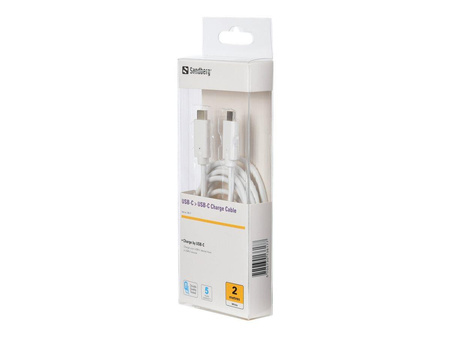 SANDBERG 136-17 Sandberg Kabel do ładowania USB-C 2M, 60W