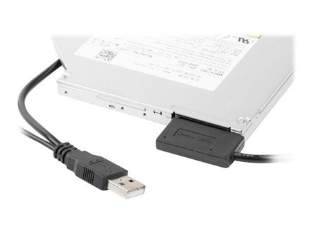 GEMBIRD A-USATA-01 Gembird Adapter USB do podłączenia napędu DVD z laptopa Slim SATA