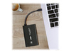 QOLTEC 51856 Aluminiowa obudowa/kieszeń do dysków HDD/SSD 2.5inch SATA3 USB 2.0 Czarny