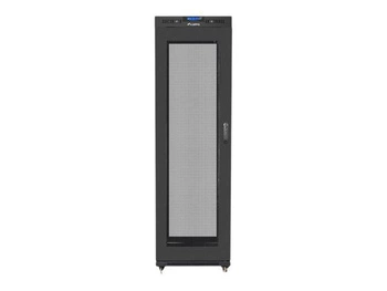 LANBERG free standing rack 19inch cabinet 42U 600x800 mesh door LCD flat pack black