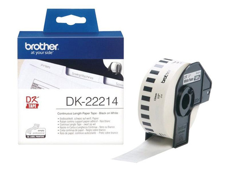 BROTHER DK22214 Taśma Brother Continuous Paper Tape 12mm x 30.48m