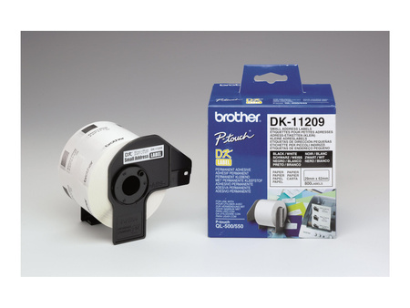 BROTHER DK11209 Taśma Brother SMALL ADDRESS LABEL 29MM X 62MM X 800