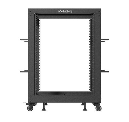 LANBERG Open rack 19 cali 15U 600x600-1100 regulowany czarny