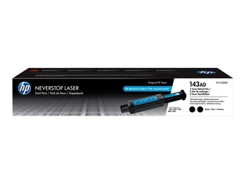 HP 143AD NEVERSTOP TONER/RELOAD KIT 2-PACK EEA + CH + UK