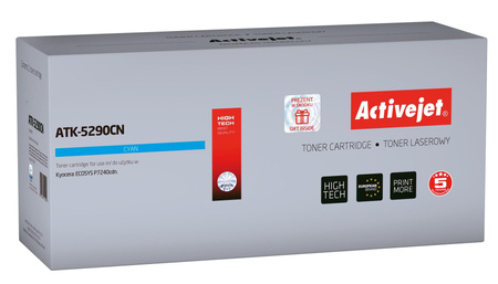 Toner Activejet ATK-5290CN (zamiennik Kyocera TK-5290C; Supreme; 13000; niebieski)